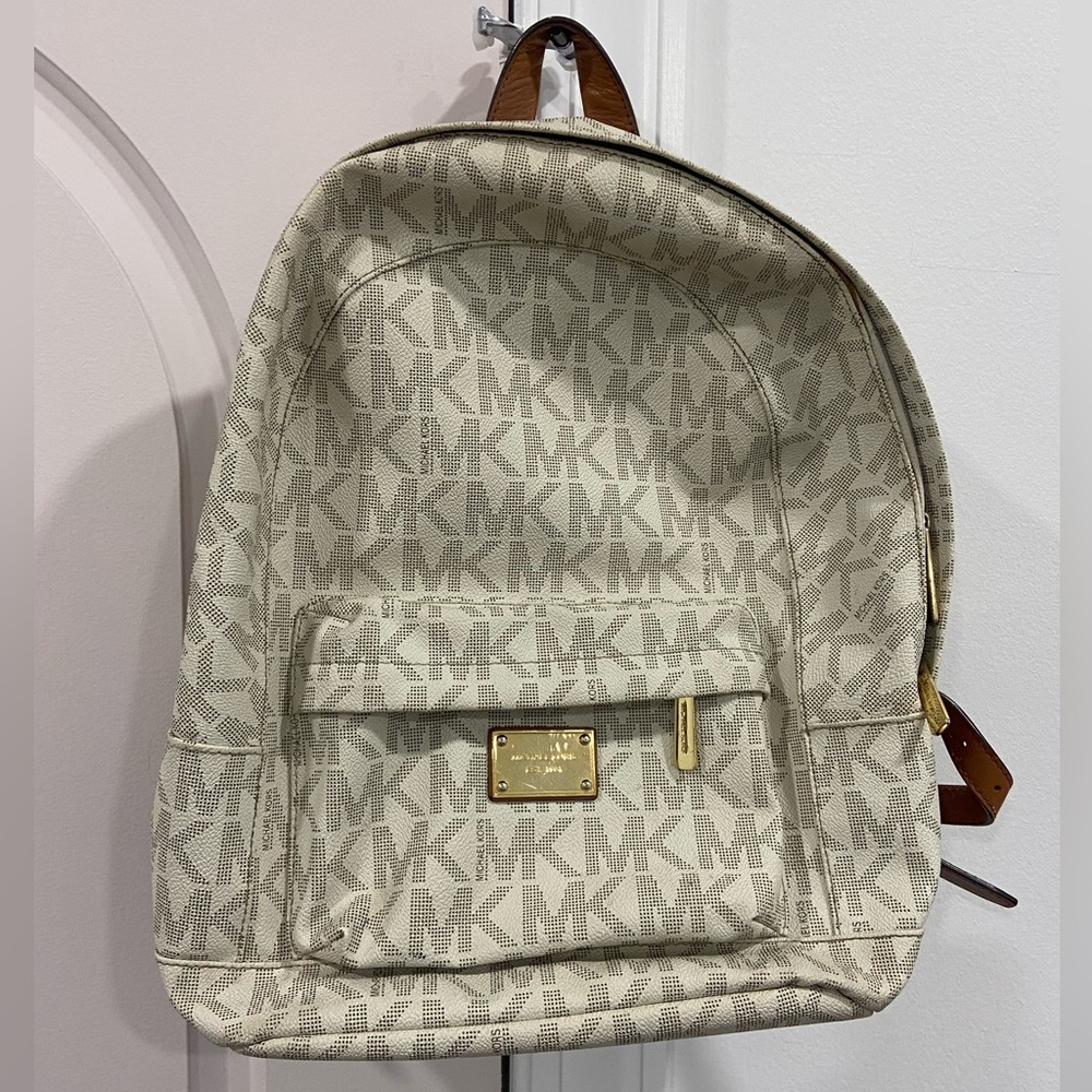 Michael Kors leather backpack